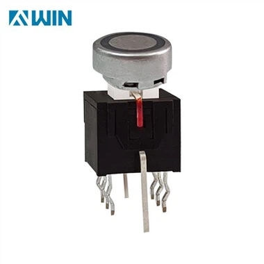 Latch Illuminated Push Tact Switch พร้อมฝาปิด