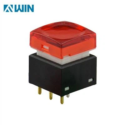 ปุ่มกดส่องสว่าง 15 * 15 PCB เมาท์